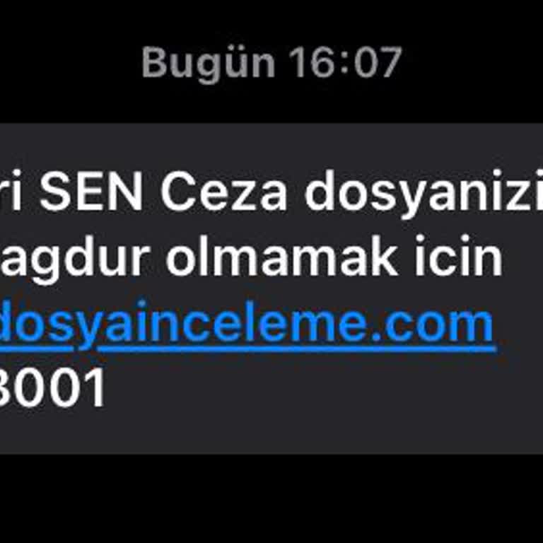 ERESTA (SMS) Eresta Alakası Olmadığım Halde Mesajla Rahatsız Ediyor