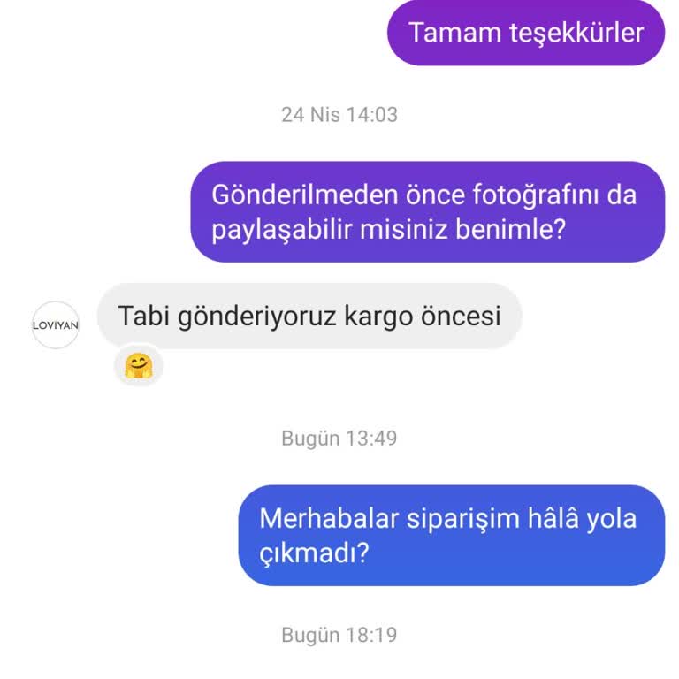 İlgisiz Satıcı Loviyan Mesajlara Dönüş Sağlayın Lütfen