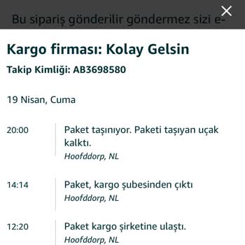 Amazon Kargo Teslimat Gecikmesi