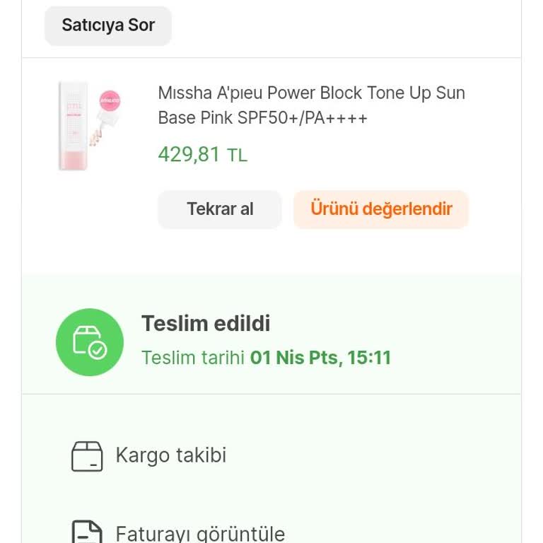 Missha Pure Block Güneş Kremi