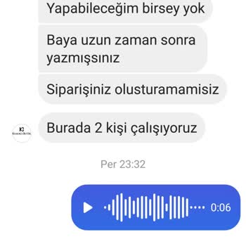 Kamacı Butik Geri İademi Aldı Fakat Yenisini Yollamadı