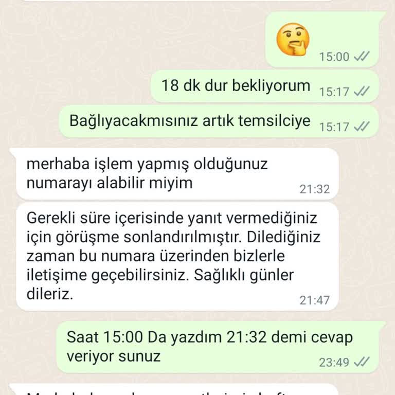 Vodafone Operatörü Sözünde Durmuyor Ve Ulaşılamıyor