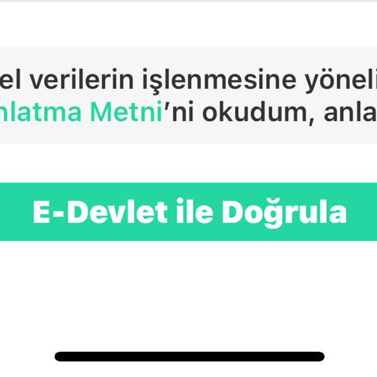 Dolap E Devlet Satıcı Doğrulama