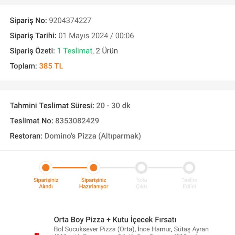 Trendyol Yemek Siparişi Ve Müşteriyi Korumaması