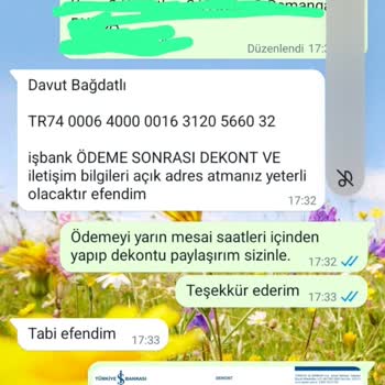 Ardil Consept & Mobilya Sosyal Medya Üzerinden Verilen Siparişin Gönderilmemesi Şikayeti