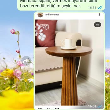 Ardil Consept & Mobilya Sosyal Medya Üzerinden Verilen Siparişin Gönderilmemesi Şikayeti
