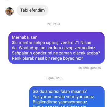 Ardil Consept & Mobilya Sosyal Medya Üzerinden Verilen Siparişin Gönderilmemesi Şikayeti
