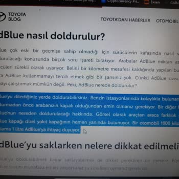 Toyota Proace City Hava Basınç Ve AdBlue Arızası Şikayeti