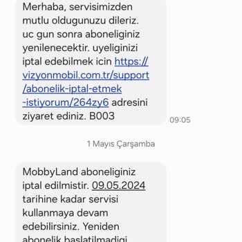 Vodafone Mobbyland Şikayet Haksiz Para Alınması