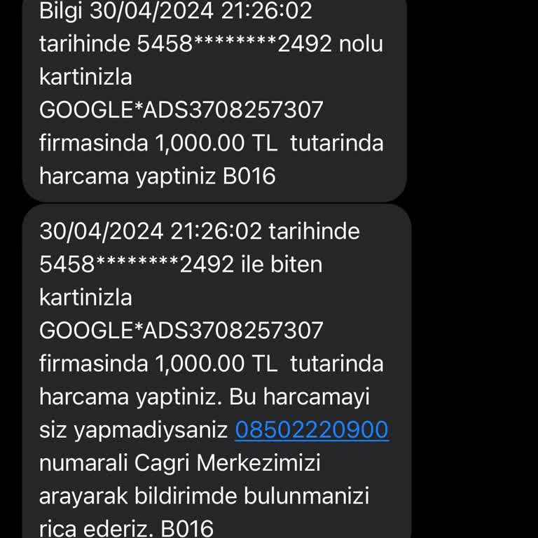 QNB Finansbank Kredi Kartımdan Habersiz Çekilen Para