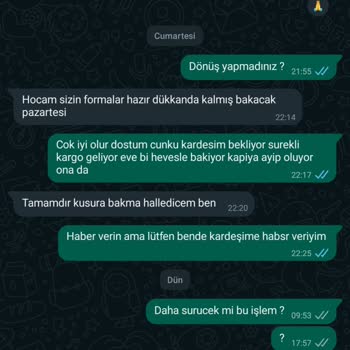 Formam.turkiye (Instagram) Formam. Türkiye Siparişimi Göndermedi, Mesajlara Cevap Vermiyor.