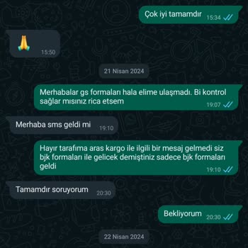 Formam.turkiye (Instagram) Formam. Türkiye Siparişimi Göndermedi, Mesajlara Cevap Vermiyor.