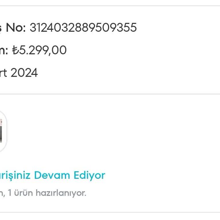 A101i Ürünümü Yollamıyor