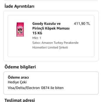 Amazon Siparişim Sebepsizce İptal Ediliyor