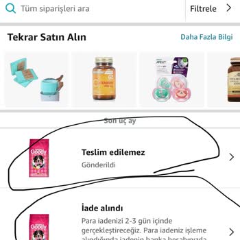 Amazon Siparişim Sebepsizce İptal Ediliyor