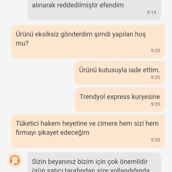 Trendyol/Tnj Sports İade Sorunu!