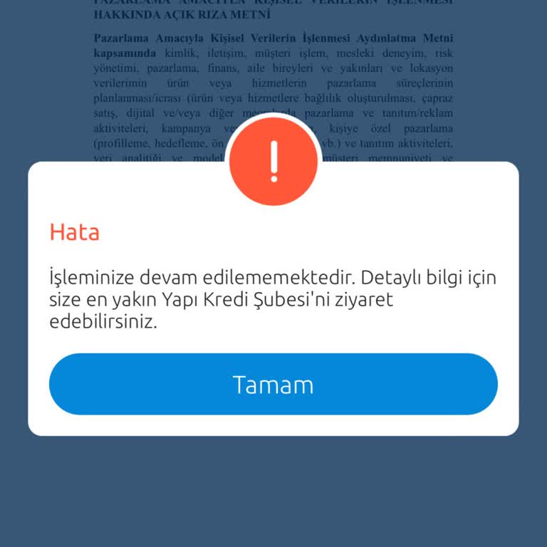 Yapı Kredi Maaş Hesabı Açma Sorunu!