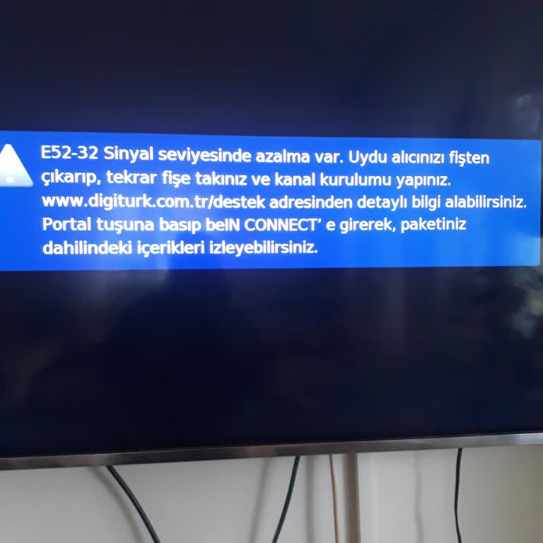 Digiturk Sinyal Seviye Arızası
