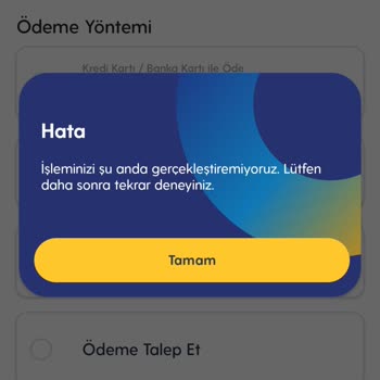 Turkcell Kredi Kartı İle Paket Alamama