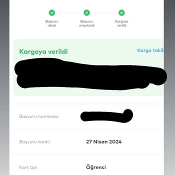 Belbim Kart Başvurusu Kargo Takibi