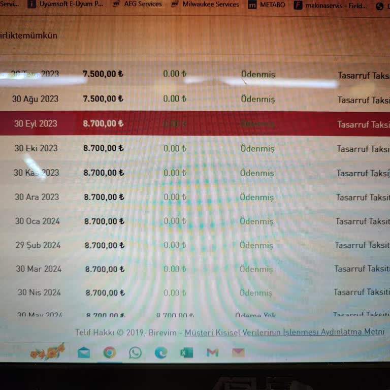 Birevim Vadesi Çoktan Gelen Teslimatımı Yapmıyor.