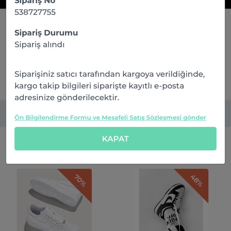Sneakerslife.tr Siparişim Gönderilmiyor, İade Talep Ediyorum