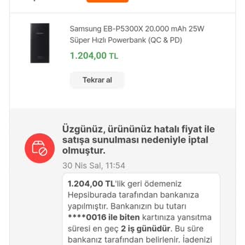 Hepsiburada Sitesinden Yaptığım Alışveriş