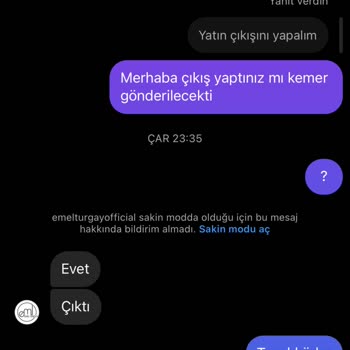 Emel Turgay Mağazasının Eksik Ürün Göndermesi