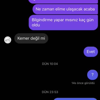 Emel Turgay Mağazasının Eksik Ürün Göndermesi
