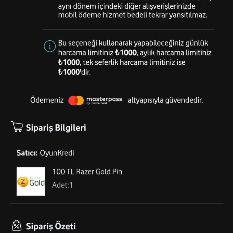 Vodafone Satın Alınabilir Üst Limit Aşıldı (06a19)