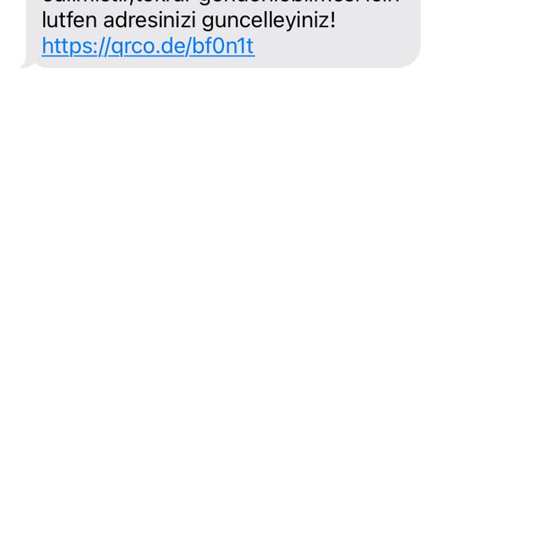 E-ticaret Marka Taklidiyle Dolandırıcılık PTT Kargo Adıyla +44 Numara İle Gelen Mesaj