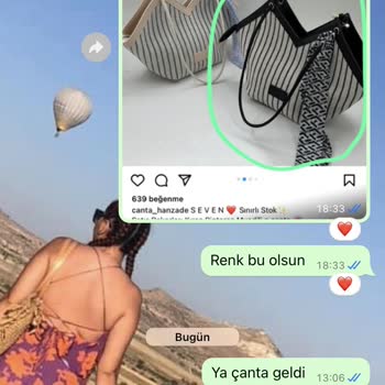 Canta_hanzade (Instagram) Yanlış Ürün Gönderimi Ve Müşteri Hizmetleri Sorunu