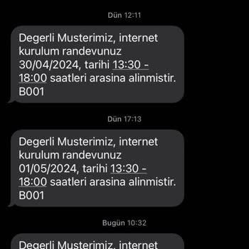 Türk Telekom İnternet Kurulum Randevu Mağduriyeti