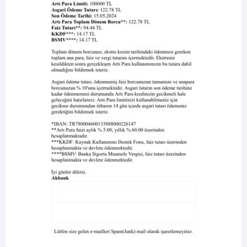 Akbank Ak Bankın Haksız Kazanç Elde Etmesi