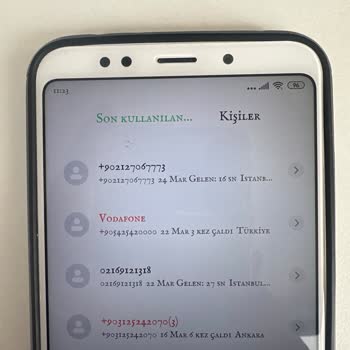 Vodafone Kullanılmış Numara Rahatsız Edilme