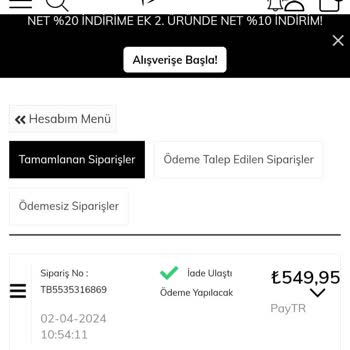 Tonny Black Geri Ödeme Yapılmaması