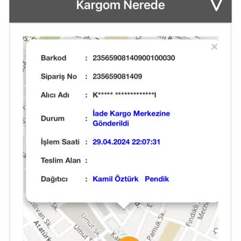 Zara Siparişim Tarafıma Ulaştırılmadı