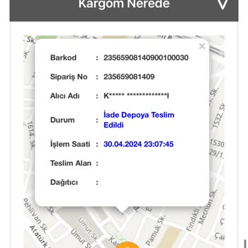 Zara Siparişim Tarafıma Ulaştırılmadı