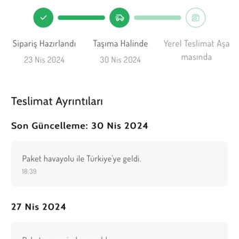 Kupa Sepeti Ürün Elime Ulaşmadı