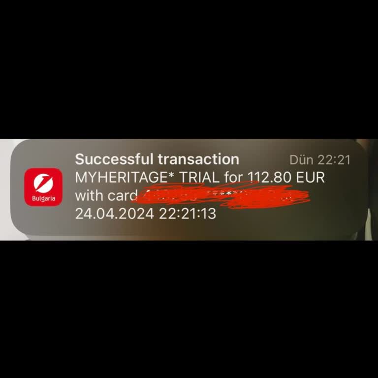 Myheritage Para İadesi Yapılmaması