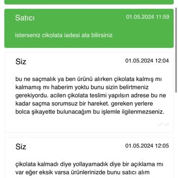 Çiçek Sepeti Eksik Gelen Sipariş