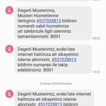 Türk Telekom Hizmetini Yapamaması