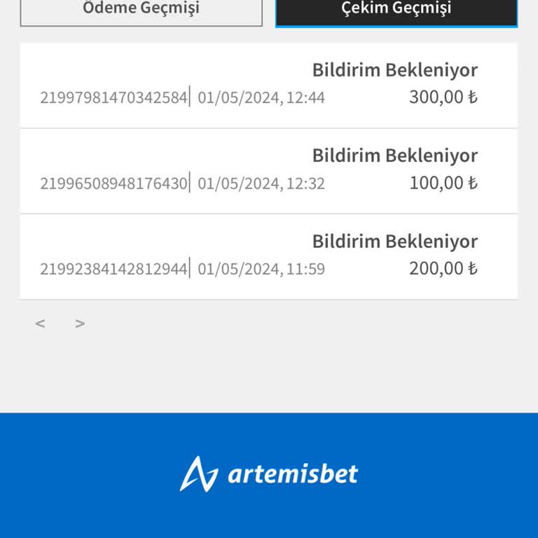 Artemisbet Ödeme Onayı Bekleyişi