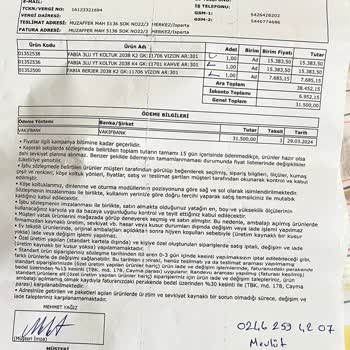 Enza Home Sipariş İle İlgili Bilgi