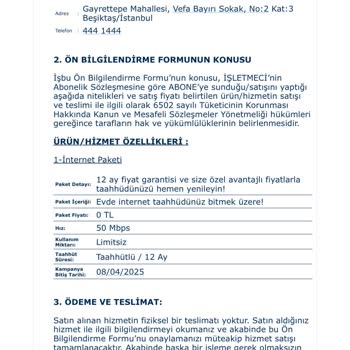Türk Telekom Yalan Beyanla Aldatıyor
