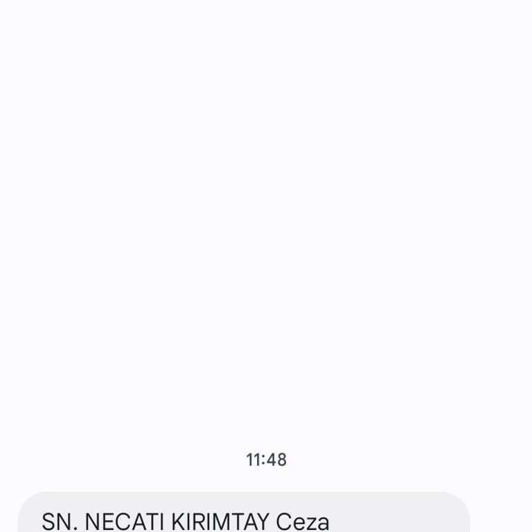 ERESTA (SMS) Eresta Hukuk Adına Gelen SMS