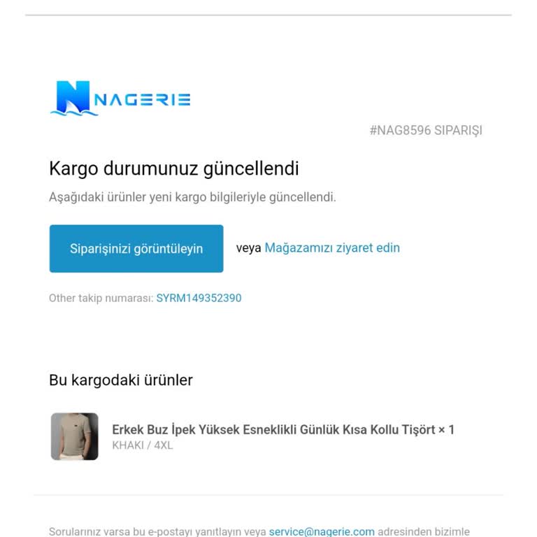 Nagerie Kargo Sorunu