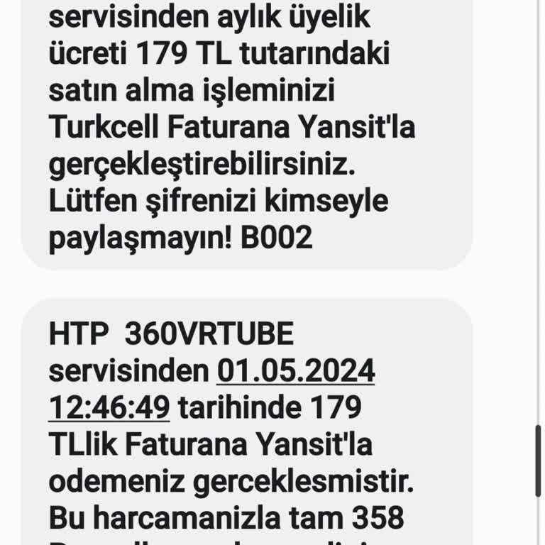 360 Vrtube İnternet Üzerinden Yanıltıcı Üyelik Ve Haksız Ücret Kesintisi