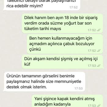 A101 Son Kullanma Tarihi Gelmemiş Ürün Açılmadan Bozuk Çıktı.