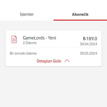 Vodafone Mega Miles Adı Altında Para Çekilmesi